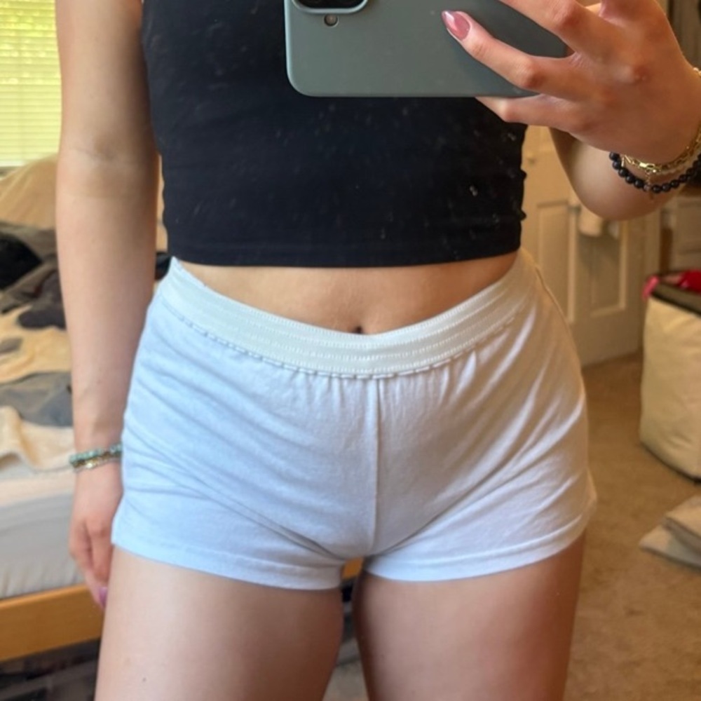 Soffe Women's White Athletic Shorts